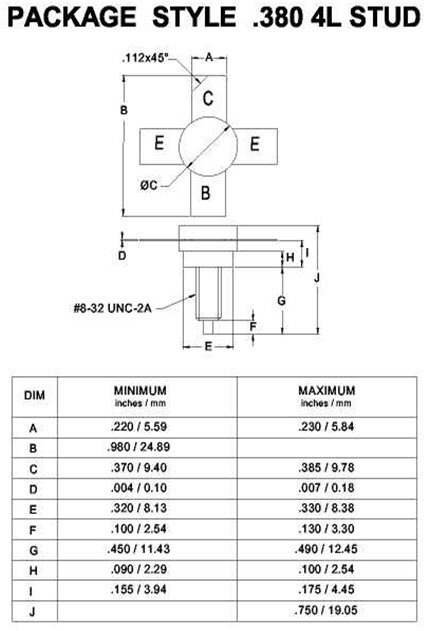 2N5635 - Silicon Bipolar NPN Microwave Power Transistor 2.5 W, up to 400 MHz