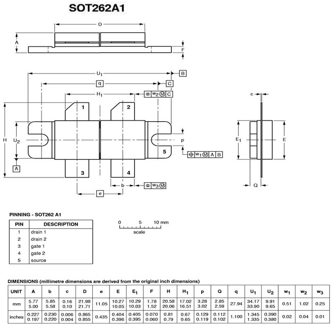 BLF248 - Silicon MOS N-Channel Microwave Power Transistor 300 W, up to 225 MHz, Enhancement Mode