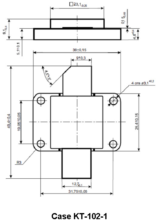 KP826AC - Silicon MOS N-Channel Microwave Power Transistor 600 W, up to 80 MHz, Enhancement Mode