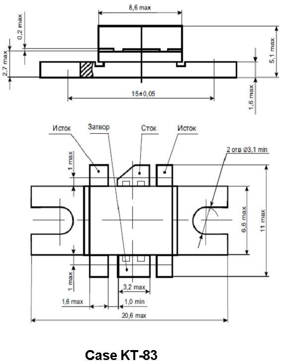 KP978A - Silicon MOS N-Channel RF Power Transistor 5 W, up to 500 MHz, Enhancement Mode