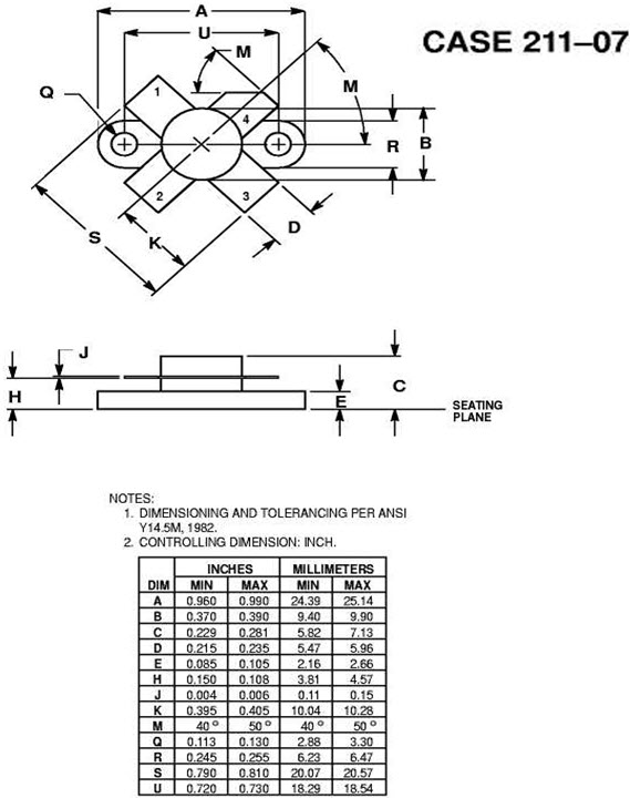 MRF134 - Silicon MOS N-Channel RF Power Transistor 5 W, up to 150 MHz, Enhancement Mode