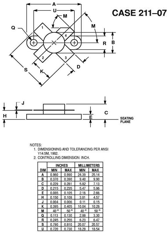 MRF137 - Silicon MOS N-Channel RF Power Transistor 30 W, up to 150 MHz, Enhancement Mode