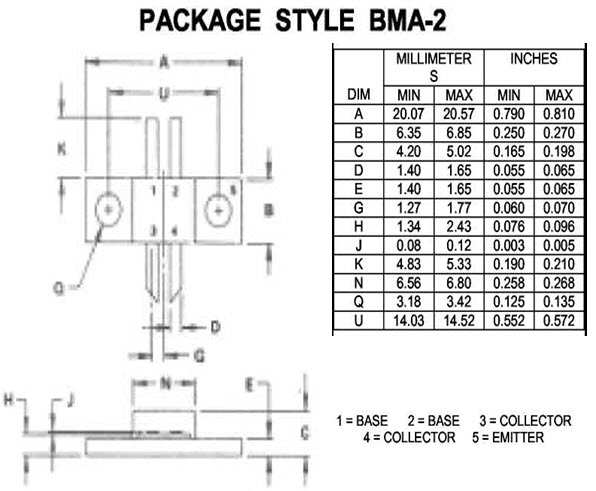 TPV5051 - Silicon NPN Microwave Power Transistor 50 W, in the 470 - 860 MHz Range